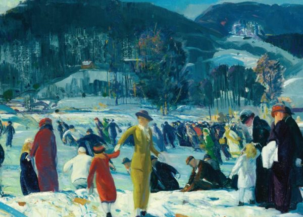 Love of Winter - George Wesley Bellows - Greetings Card