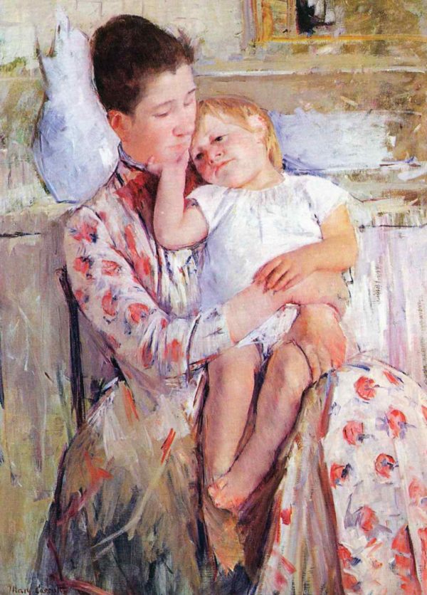 Mother and Child - Mary Cassatt - Greetings Card
